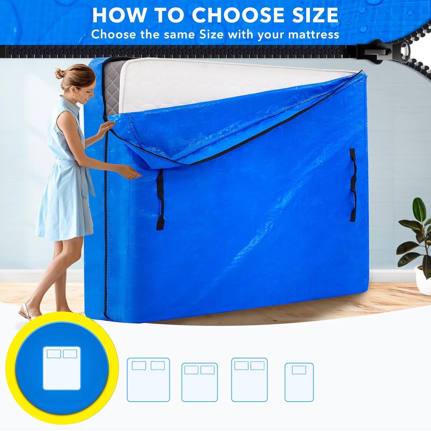 Mattress Bags / Cover (236×136 Cm / 1 Pc) Mattress Bags / Cover (236×136 Cm / 1 Pc)